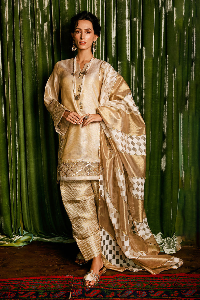 Mushq | Chandni Gota Love It | Basanti -  Mushq Ladies Clothes - Original Designer Dress - House of Maryam