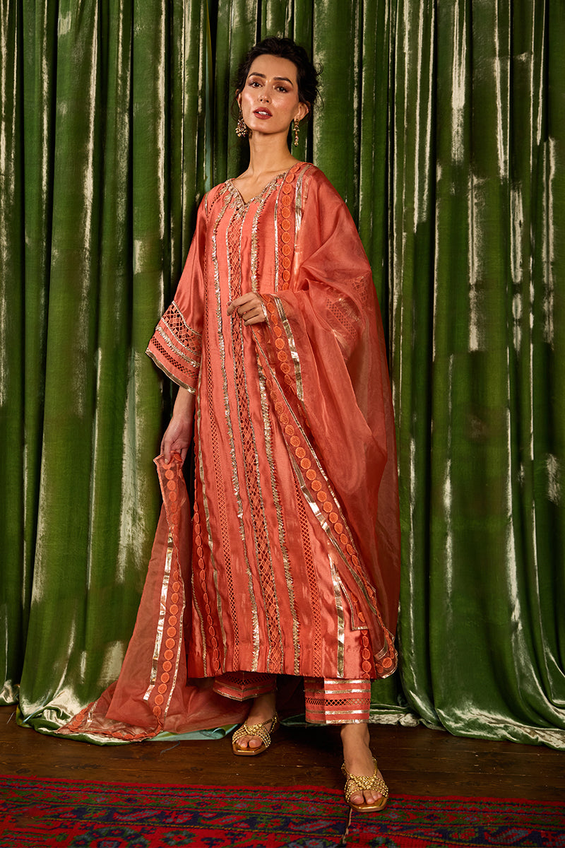 Mushq | Chandni Gota Love It | Rajputani Rani -  Mushq Ladies Clothes - Original Designer Dress - House of Maryam