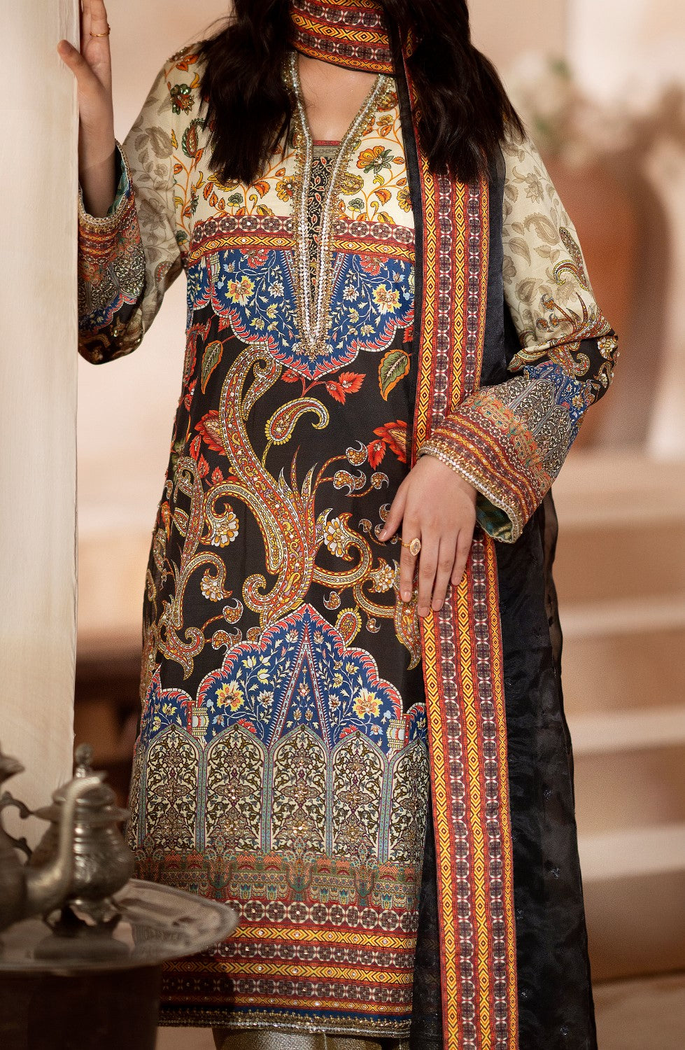 Maryum N Maria | Zeil Winter | CHUTKI - MS40097 -  Maryam N Maria Ladies Clothes - Original Designer Dress - House of Maryam