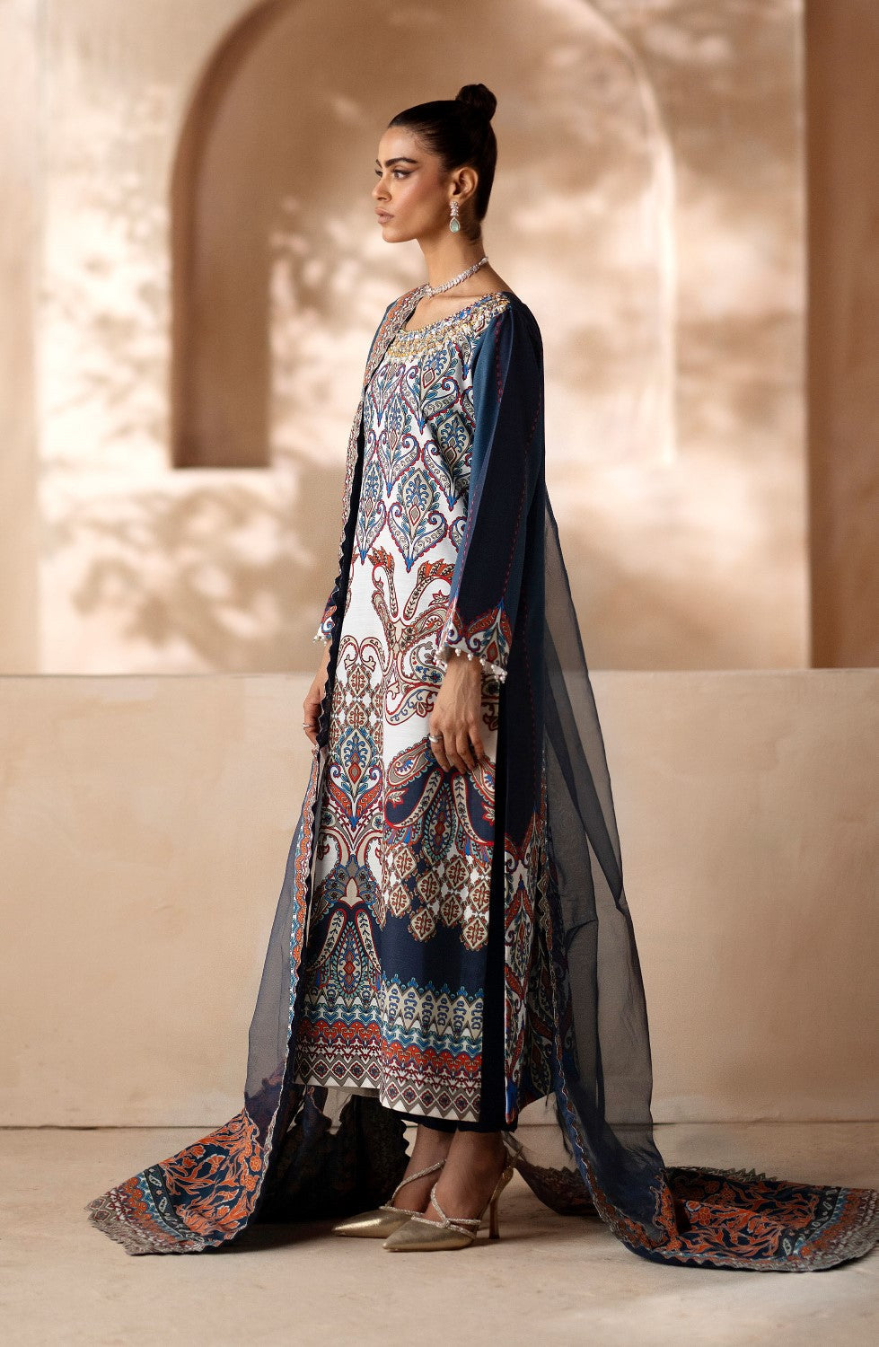 Maryum N Maria | Zeil Winter | CHARVI - MS40098 -  Maryam N Maria Ladies Clothes - Original Designer Dress - House of Maryam