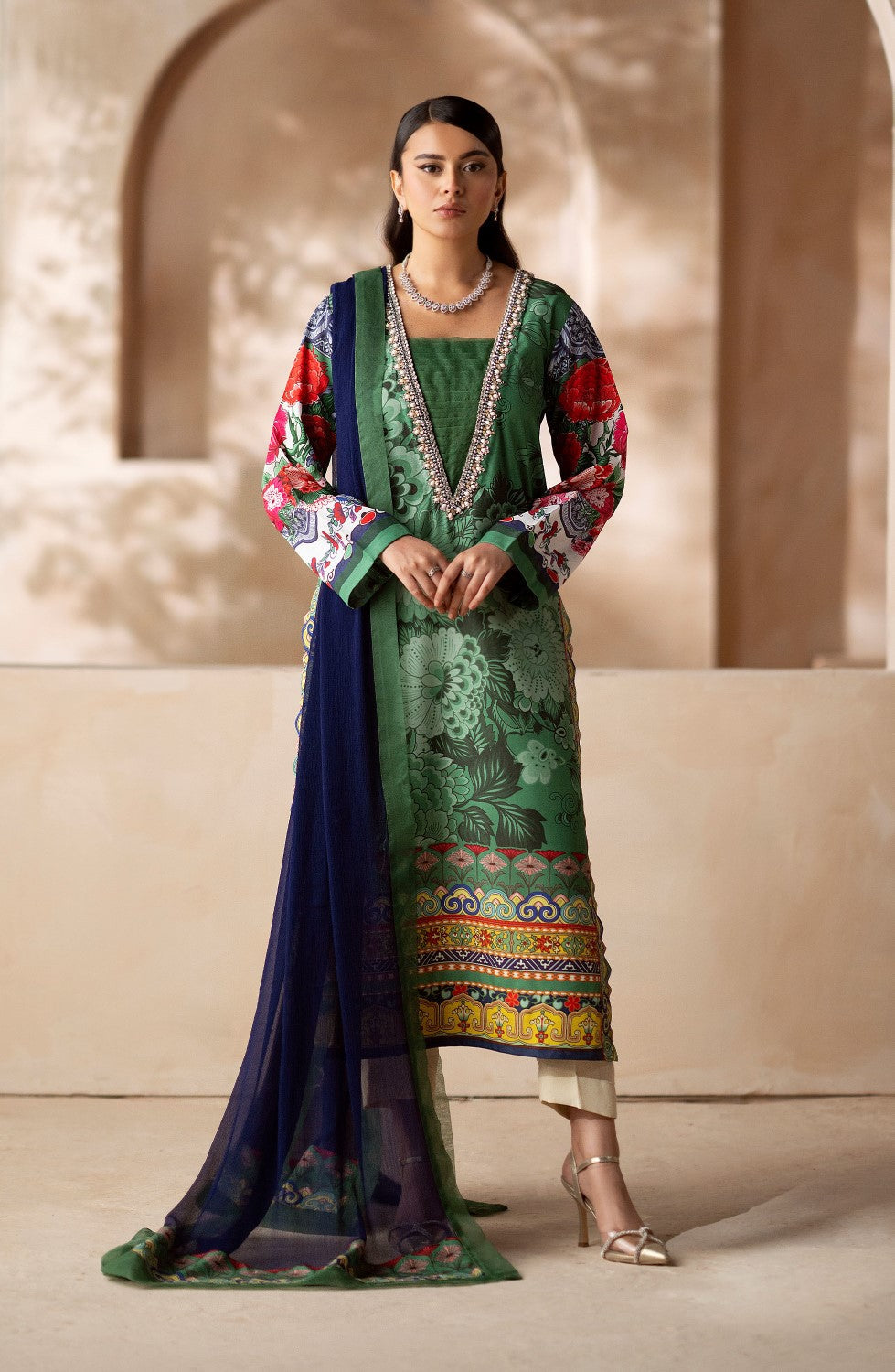Maryum N Maria | Zeil Winter | SNEHA - MS40103 -  Maryam N Maria Ladies Clothes - Original Designer Dress - House of Maryam
