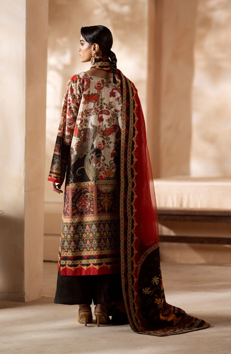 Maryum N Maria | Zeil Winter | SAMAIRA - MS40104 -  Maryam N Maria Ladies Clothes - Original Designer Dress - House of Maryam