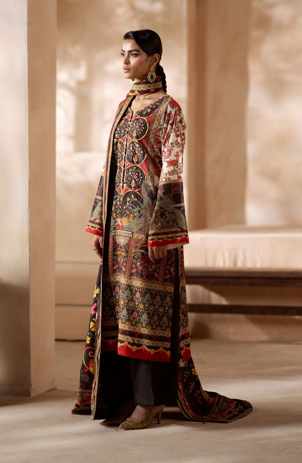 Maryum N Maria | Zeil Winter | SAMAIRA - MS40104 -  Maryam N Maria Ladies Clothes - Original Designer Dress - House of Maryam