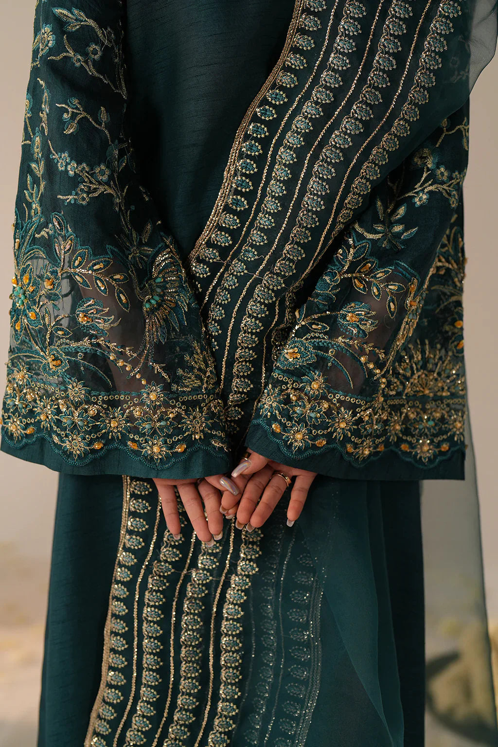 AJR Couture | Luxe Pret Eid | NORA -  AJR Couture Luxury - Original Designer Dress - House of Maryam