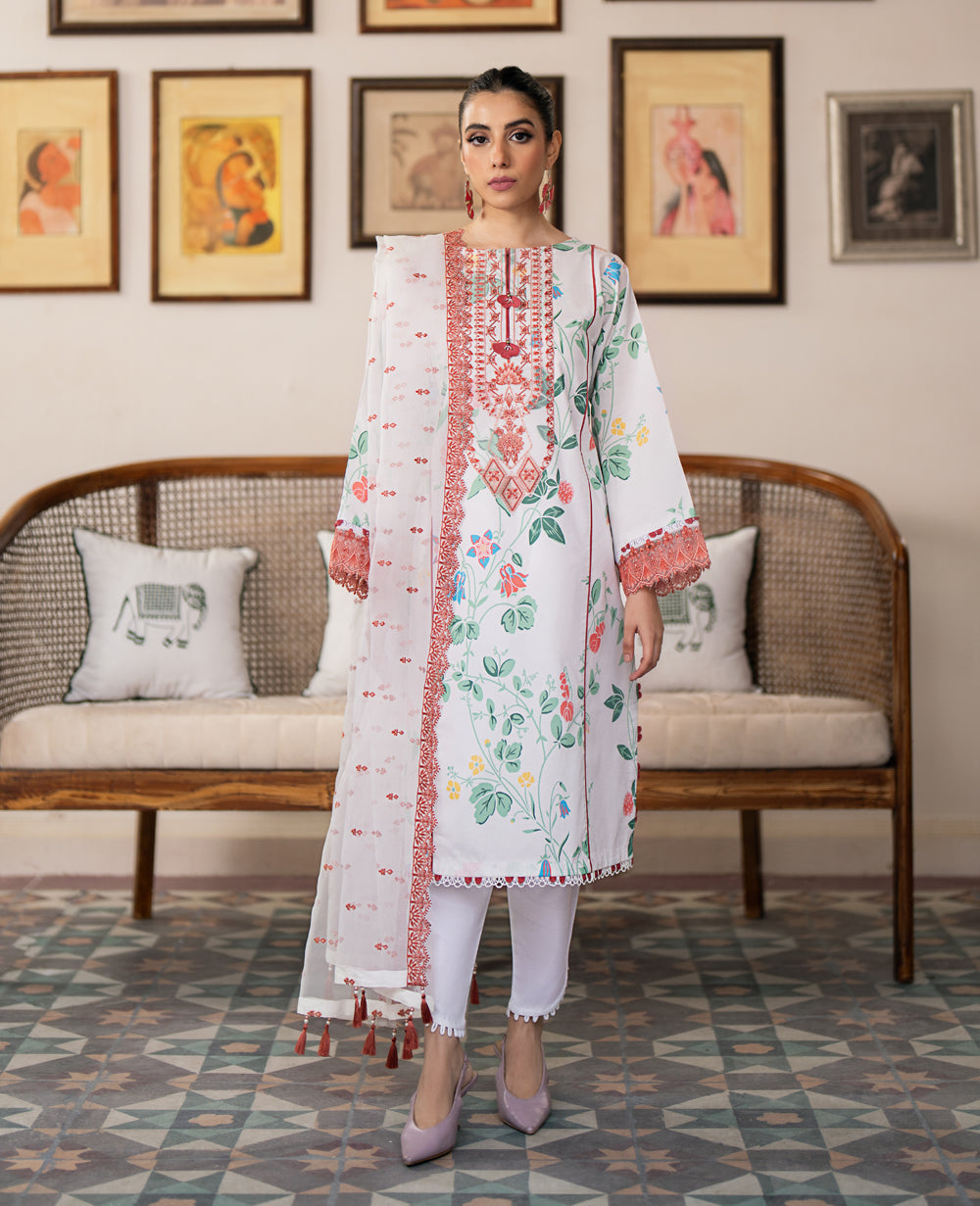 Xenia Formals | Summer Soiree Lawn | PAULO -  Xenia Formals Casuals - Original Designer Dress - House of Maryam