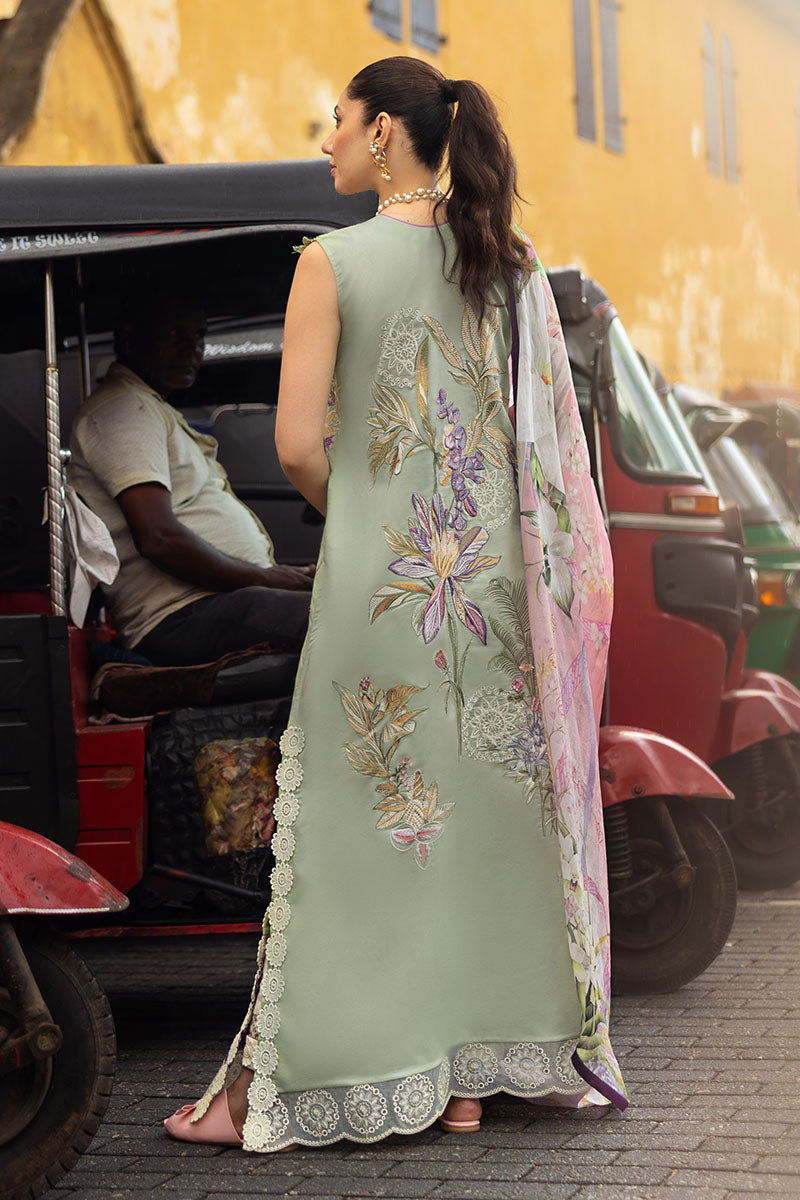 Mushq | Manaram Luxury Lawn 25 | Beaming Drift -  Mushq Ladies Clothes - Original Designer Dress - House of Maryam