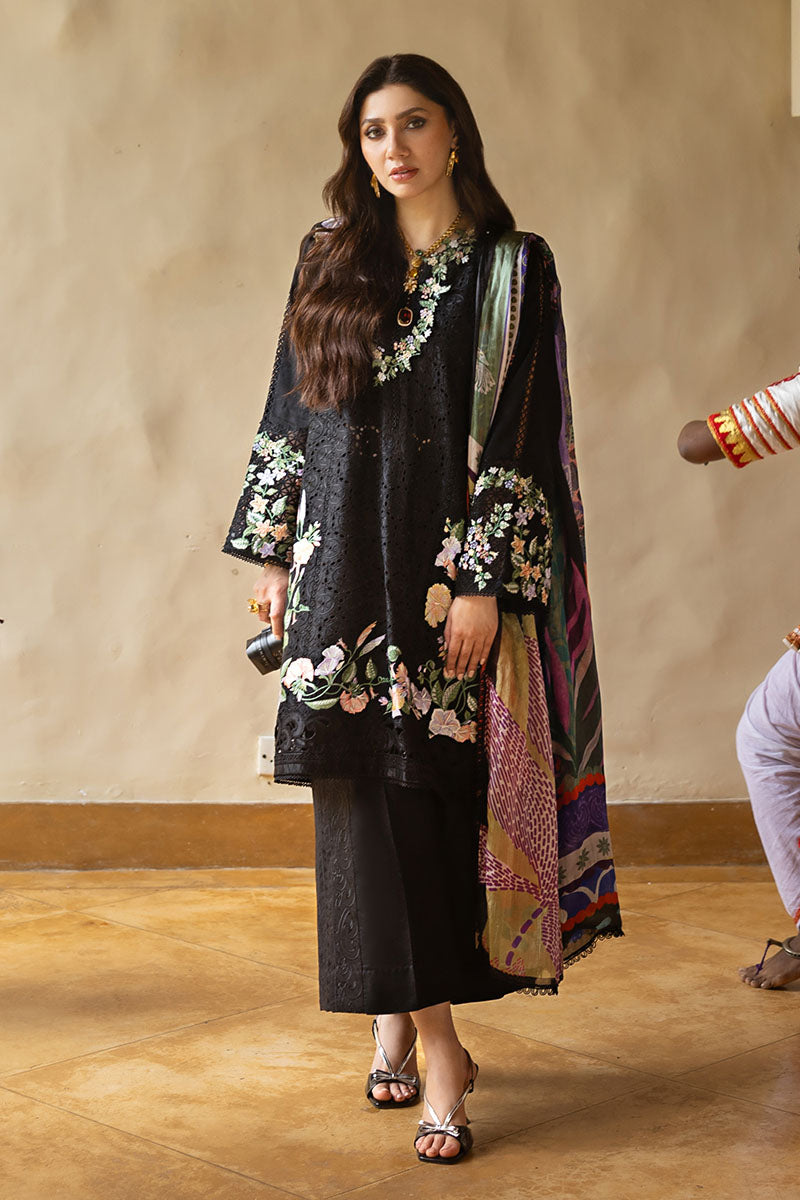 Mushq | Manaram Luxury Lawn 25 | Dazzling Glimmer -  Mushq Ladies Clothes - Original Designer Dress - House of Maryam