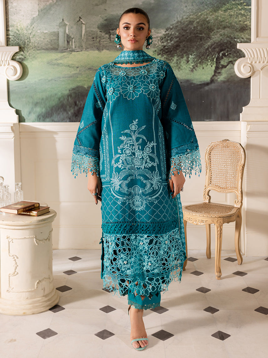 Parishay | Mira Winter | MW-12 | 3 PC Khaddar -  Parishay Luxury - Original Designer Dress - House of Maryam