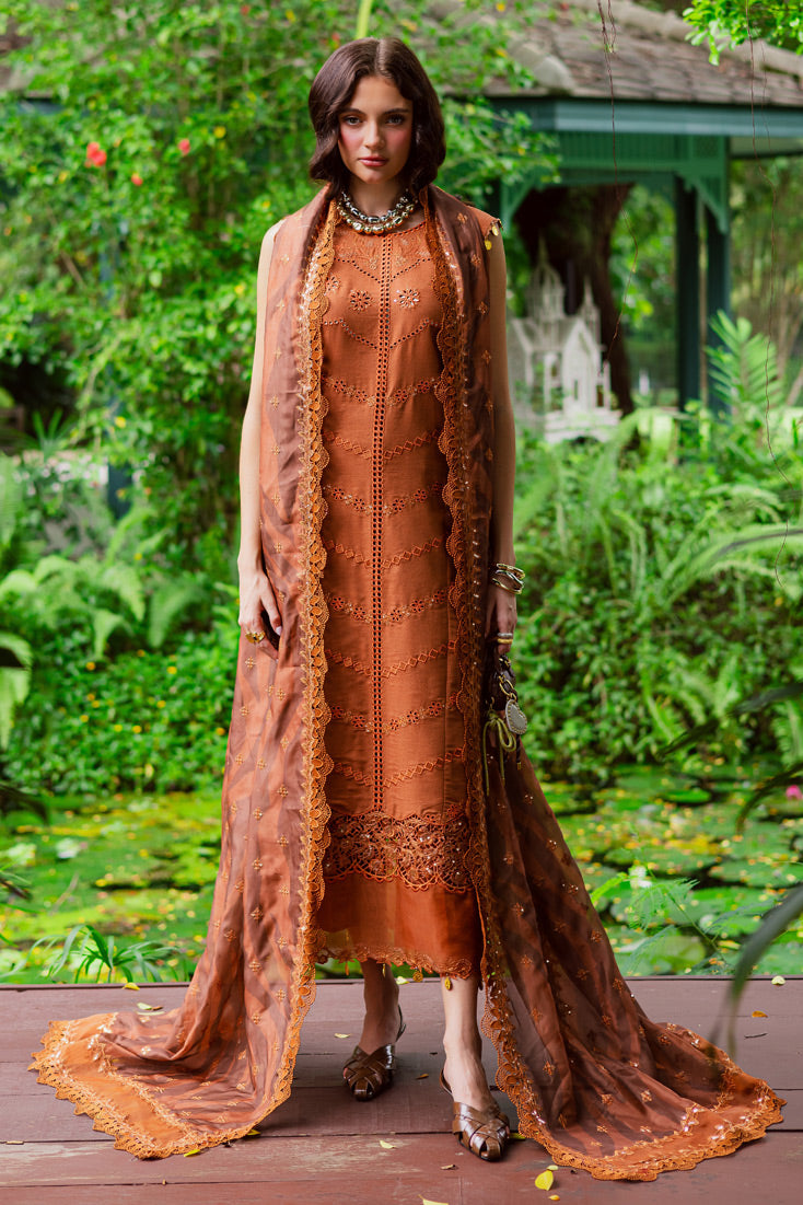 Marjjan | Bella Karandi 25 | MWK-37 A (RUST) -  Marjjan Ladies Clothes - Original Designer Dress - House of Maryam