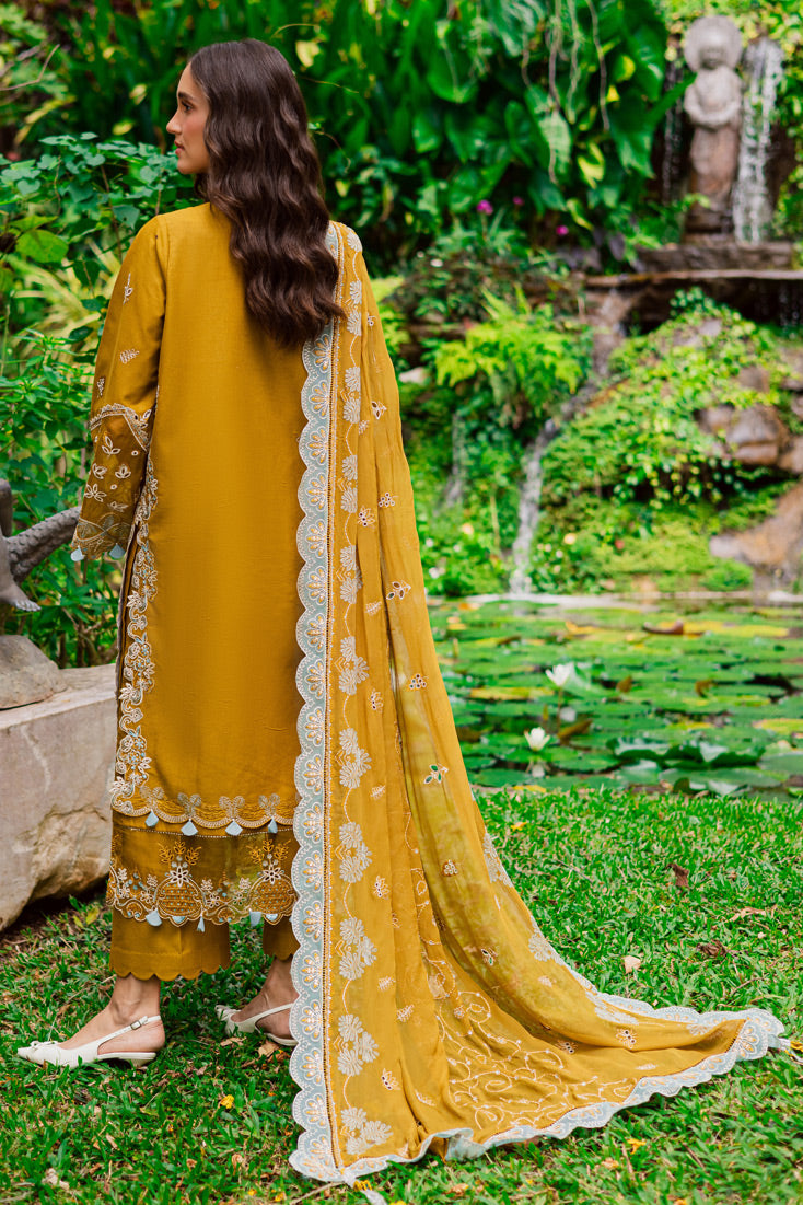 Marjjan | Bella Karandi 25 |MWK-38 A (MUSTARD) -  Marjjan Ladies Clothes - Original Designer Dress - House of Maryam