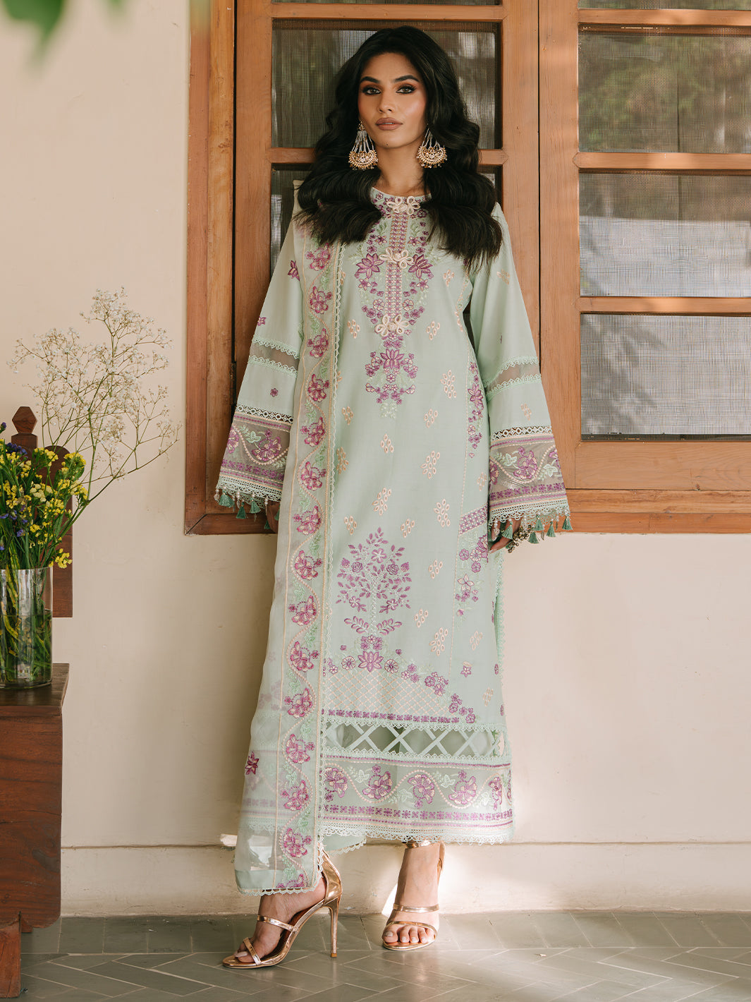 Mahnur | Shanaya Luxury Lawn 25 | Hooriya -  Mahnur Ladies Clothes - Original Designer Dress - House of Maryam