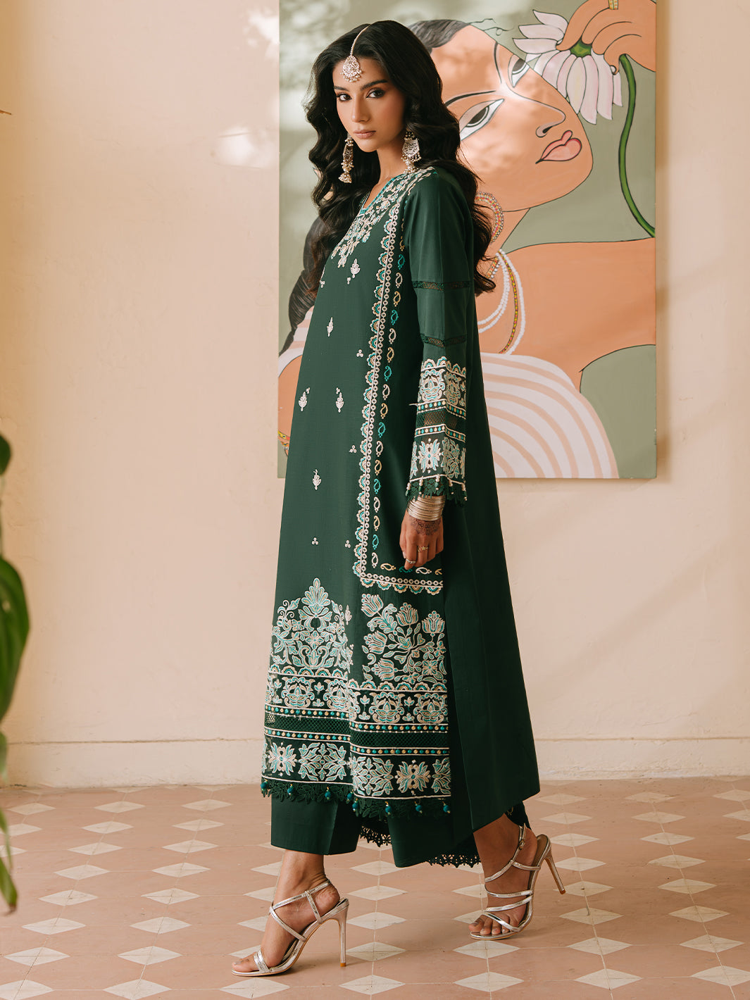 Mahnur | Shanaya Luxury Lawn 25 | Siyahgul -  Mahnur Ladies Clothes - Original Designer Dress - House of Maryam