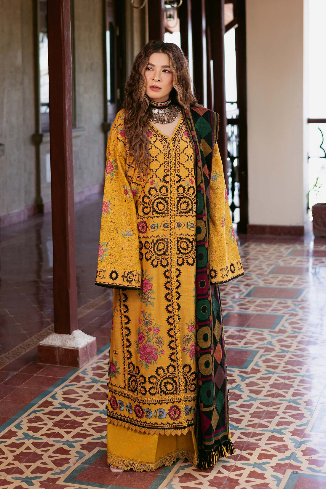 Maryam Hussain | Silk Edit |  Hazel -  Maryam Hussain Ladies Clothes - Original Designer Dress - House of Maryam