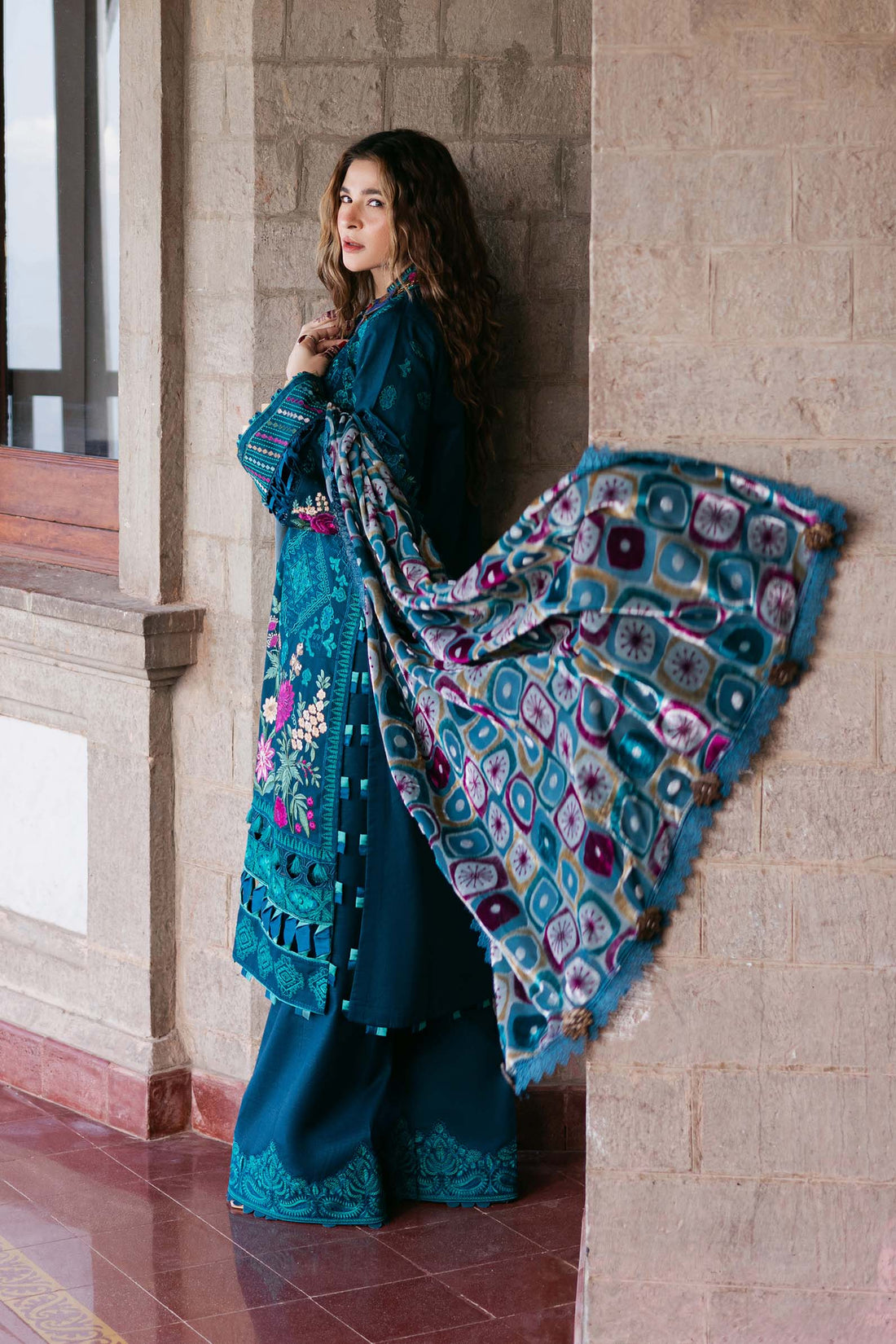 Maryam Hussain | Silk Edit |   Opal -  Maryam Hussain Ladies Clothes - Original Designer Dress - House of Maryam