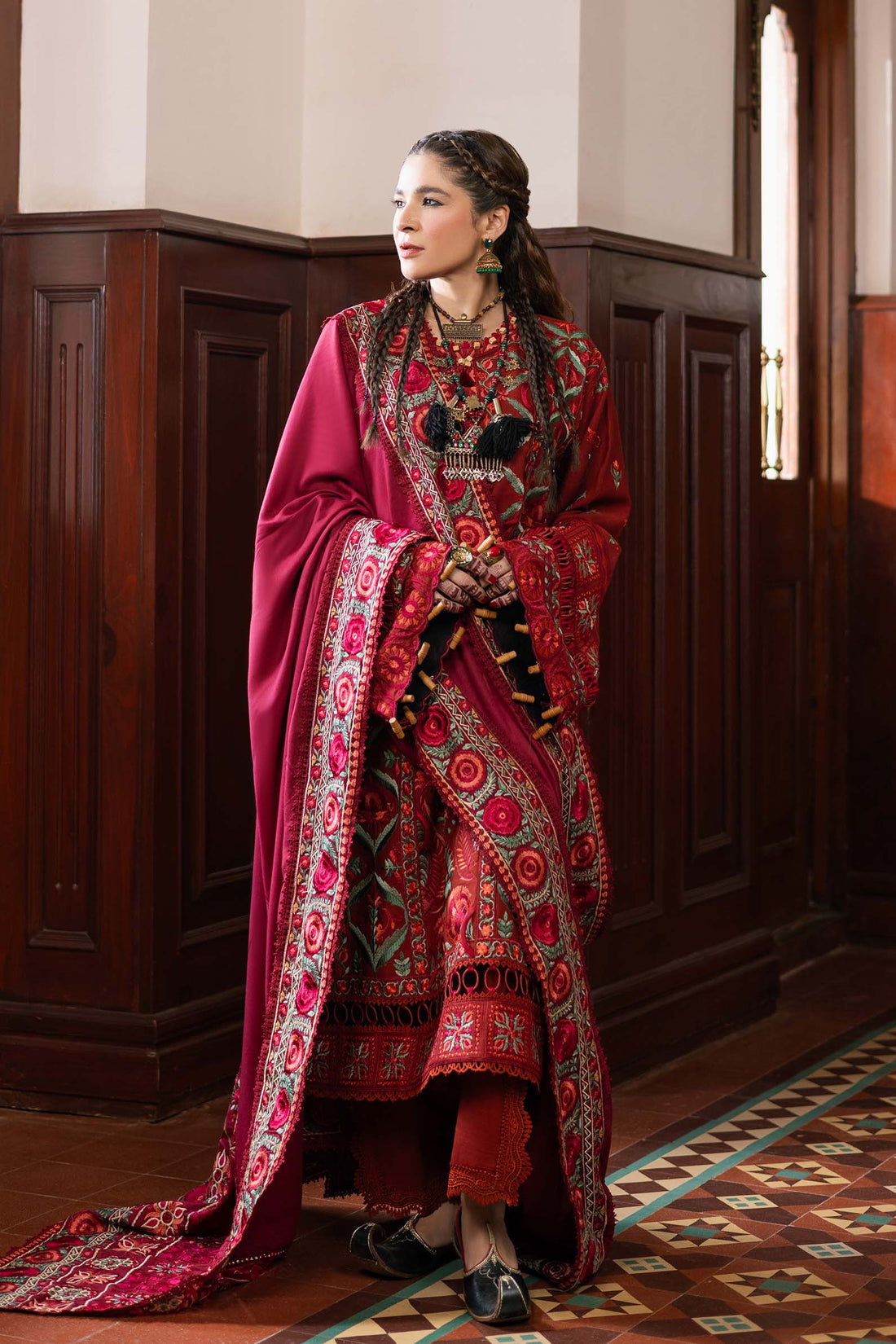 Maryam Hussain | Silk Edit |  Fall -  Maryam Hussain Ladies Clothes - Original Designer Dress - House of Maryam