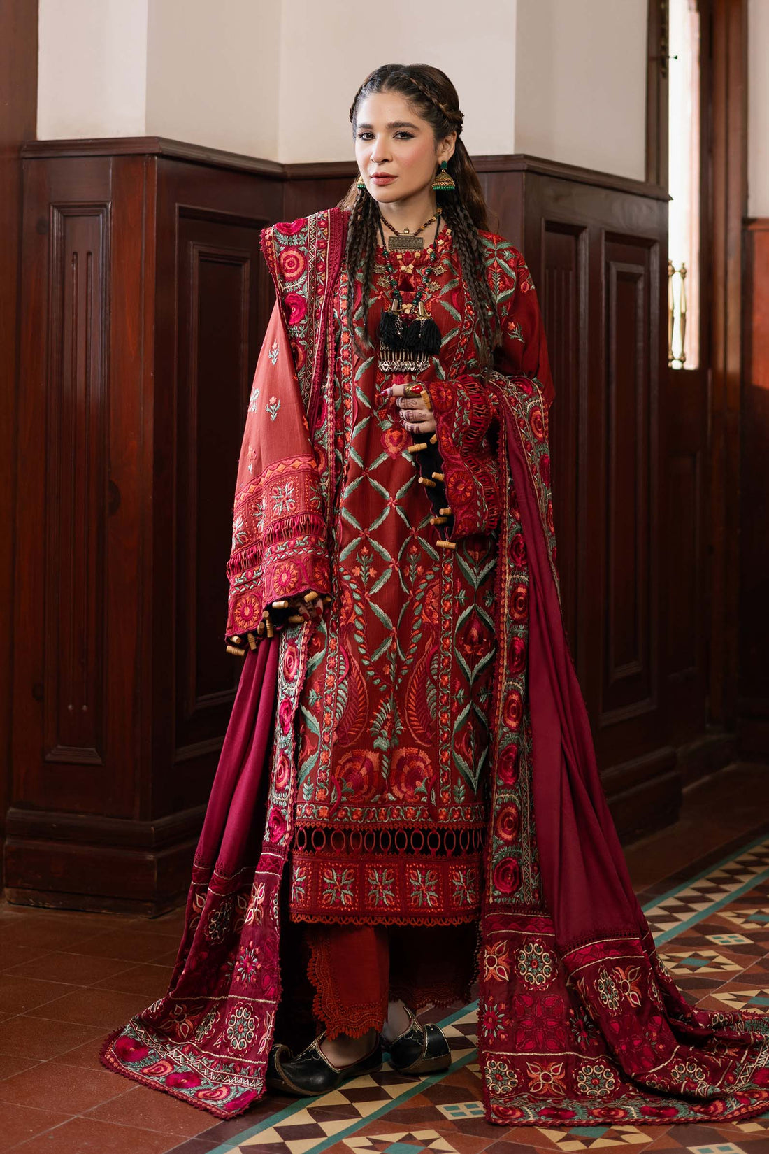 Maryam Hussain | Silk Edit |  Fall -  Maryam Hussain Ladies Clothes - Original Designer Dress - House of Maryam