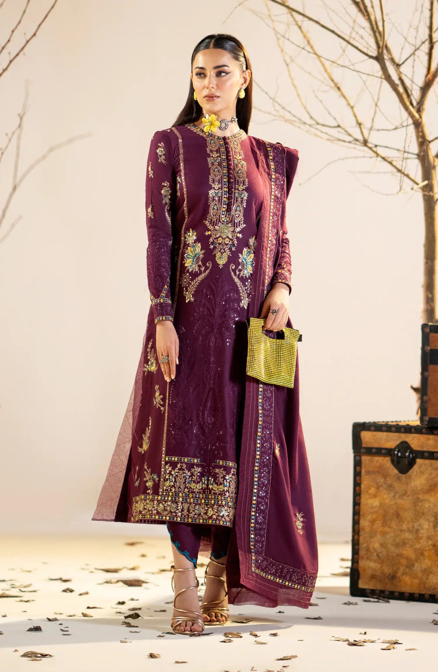 Maryum N Maria | Shehr Bano Winter 23 | JANEA MW23565 -  Maryum N Maria Luxury - Original Designer Dress - House of Maryam