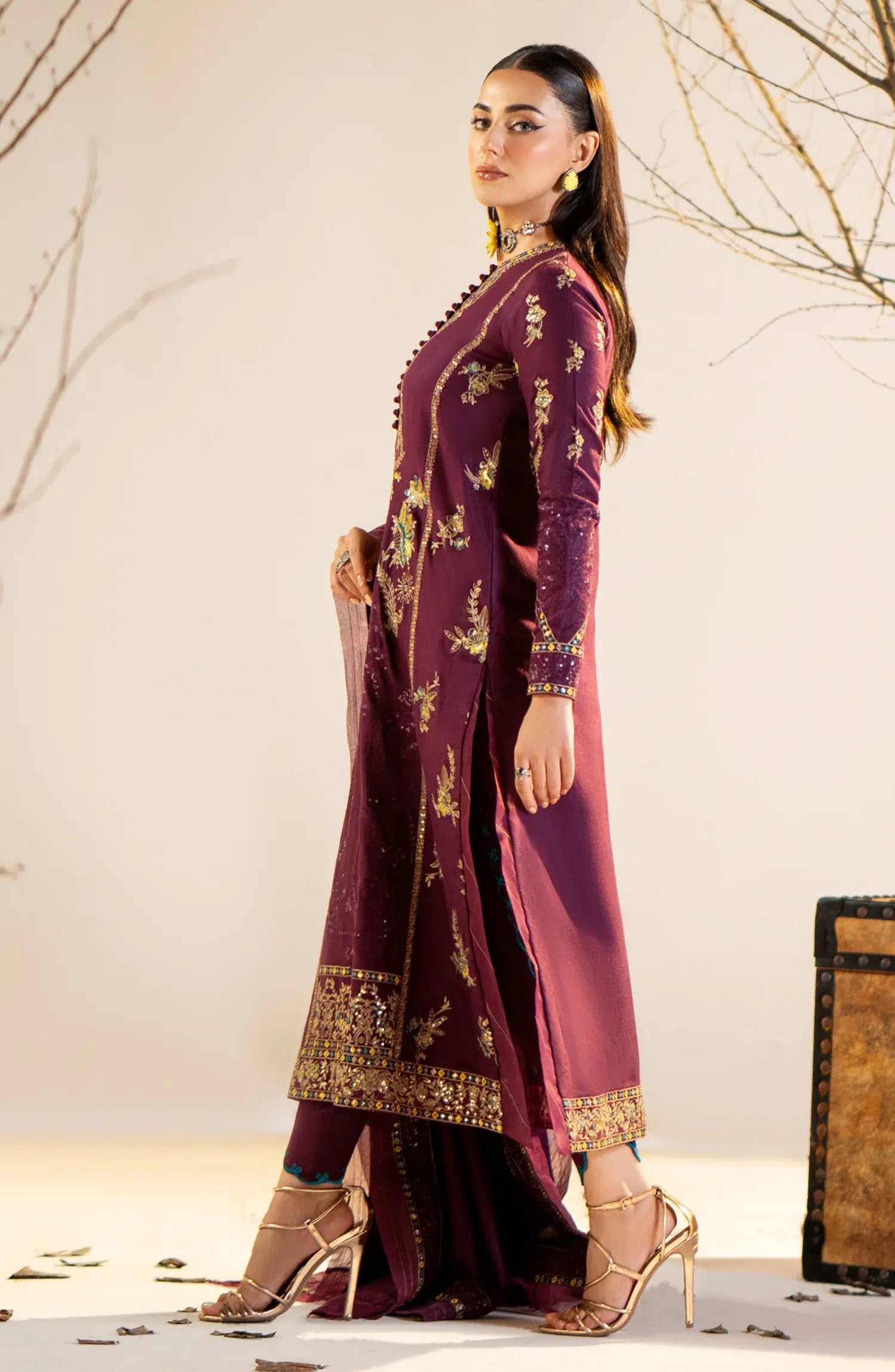 Maryum N Maria | Shehr Bano Winter 23 | JANEA MW23565 -  Maryum N Maria Luxury - Original Designer Dress - House of Maryam