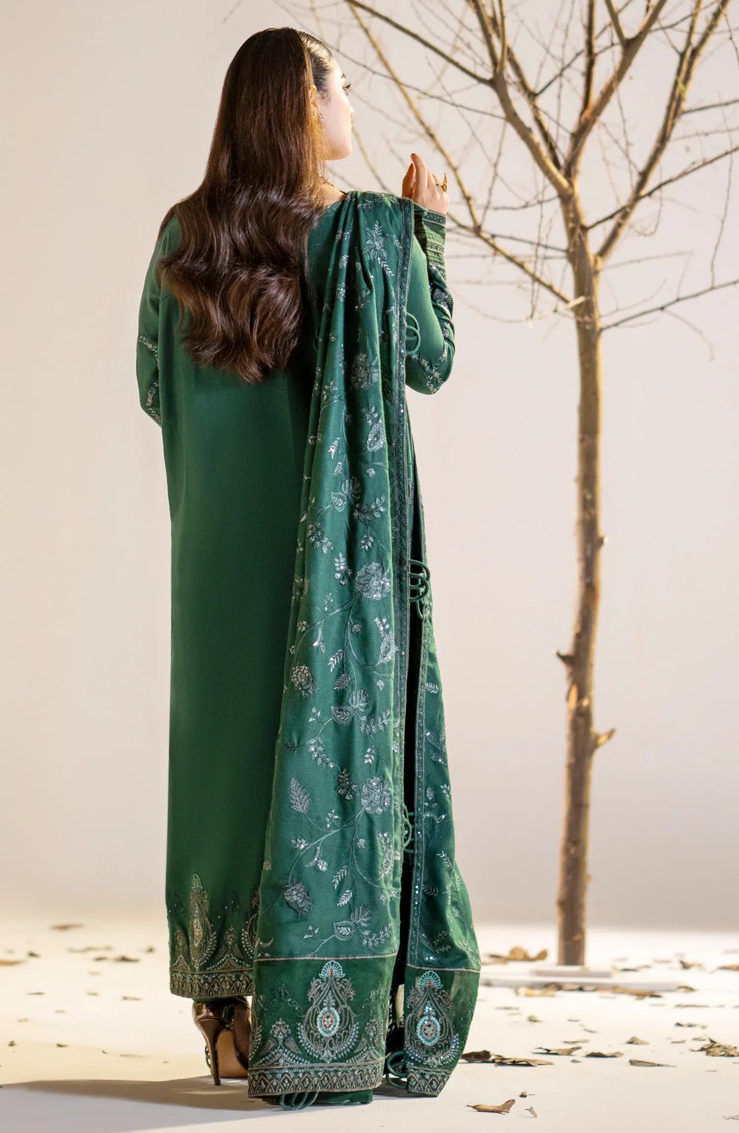 Maryum N Maria | Shehr Bano Winter 23 | JHEEL MW23563 -  Maryum N Maria Luxury - Original Designer Dress - House of Maryam