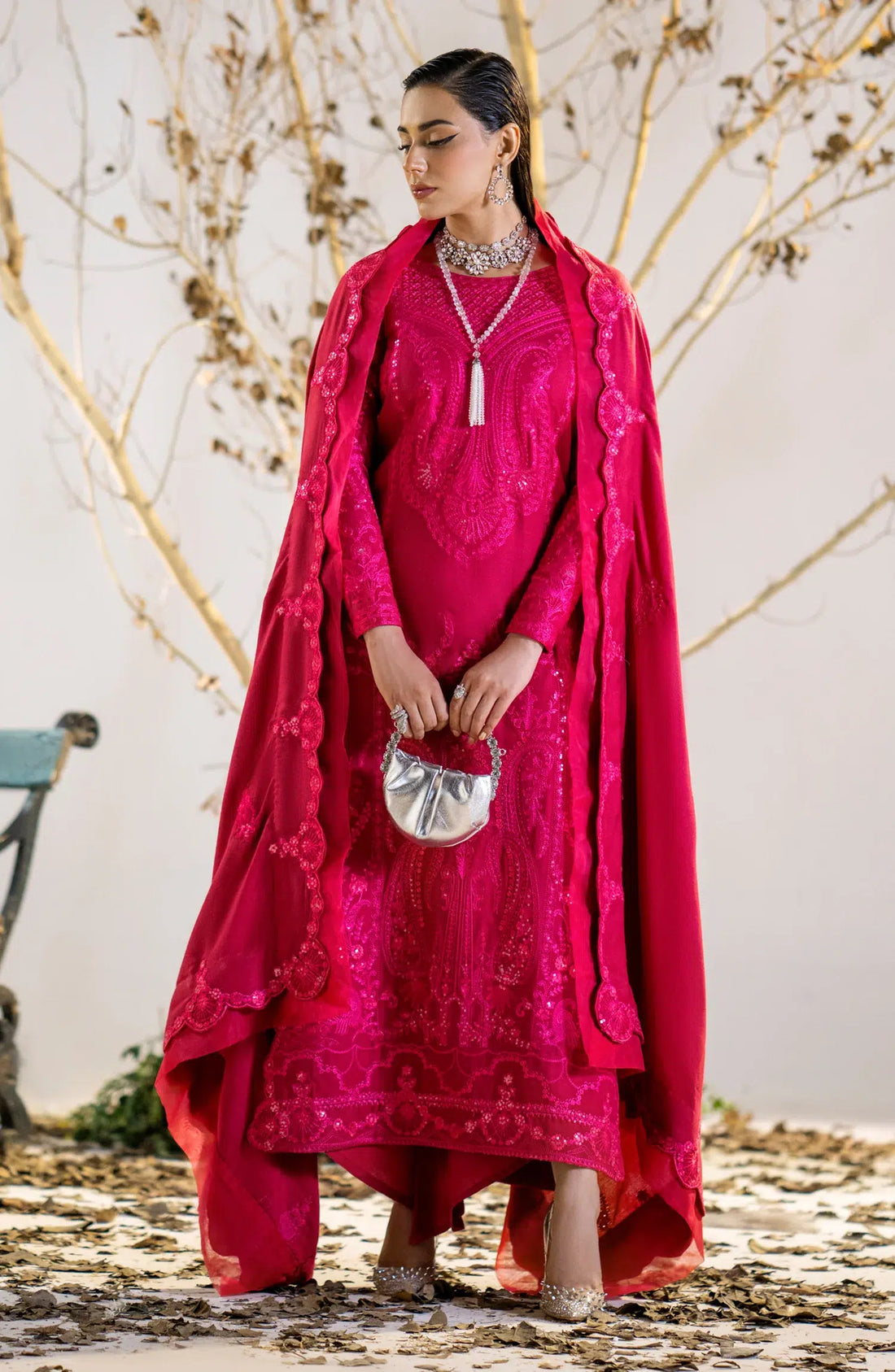 Maryum N Maria | Shehr Bano Winter 23 | HUSNA MW23554 -  Maryum N Maria Luxury - Original Designer Dress - House of Maryam