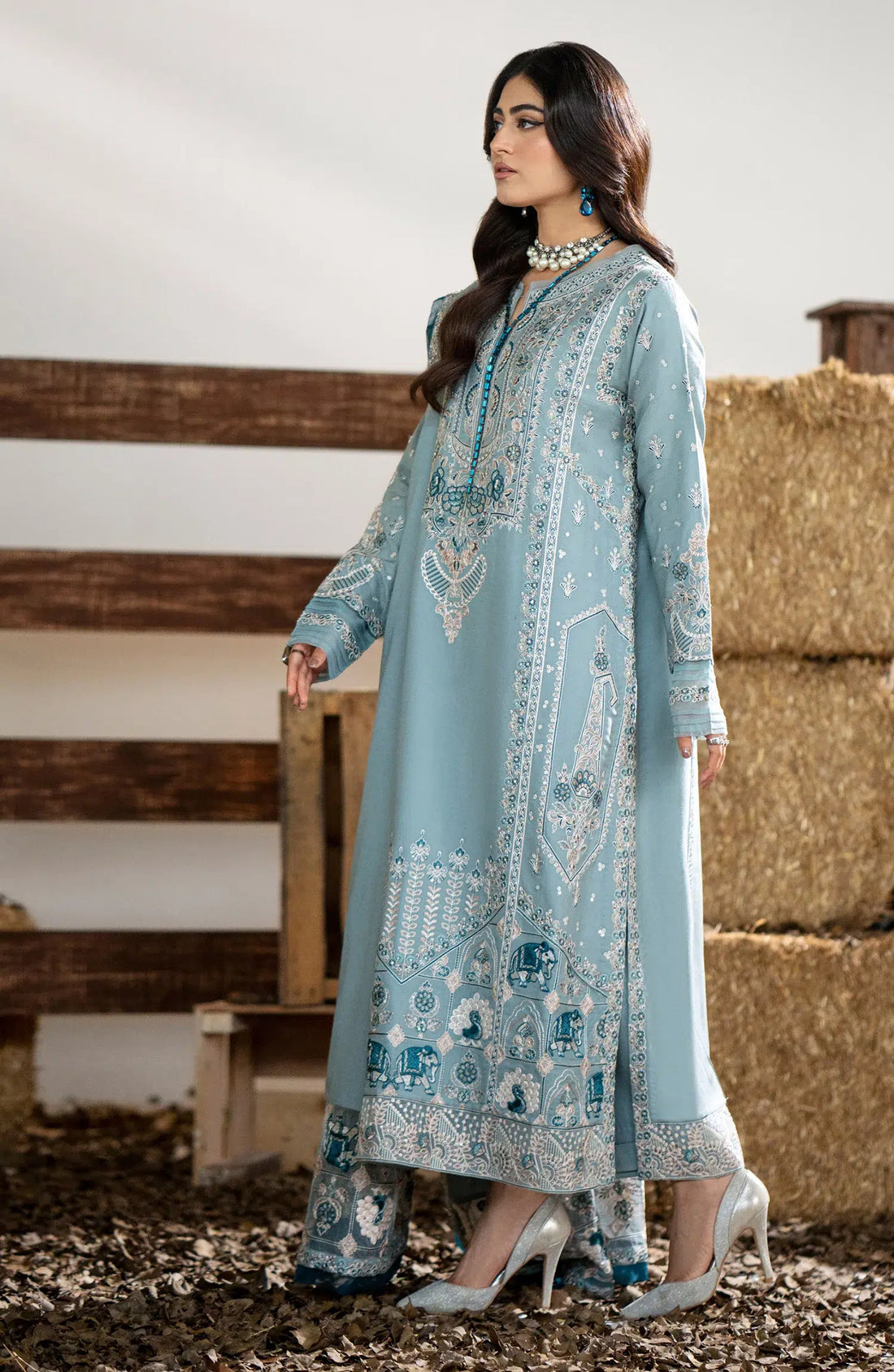 Maryum N Maria | Shehr Bano Winter 23 | PREET MW23557 -  Maryum N Maria Luxury - Original Designer Dress - House of Maryam