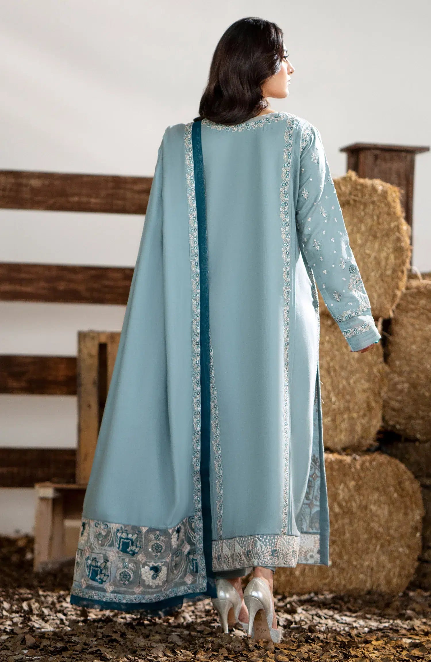 Maryum N Maria | Shehr Bano Winter 23 | PREET MW23557 -  Maryum N Maria Luxury - Original Designer Dress - House of Maryam