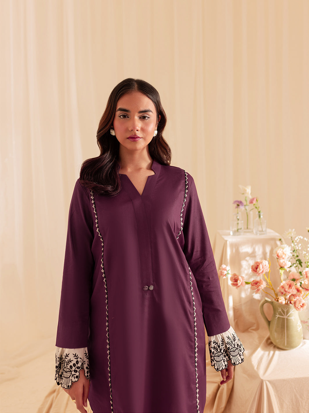 Mahnur | Petal Whispers Lawn Pret | Meadow -  Mahnur Ladies Clothes - Original Designer Dress - House of Maryam