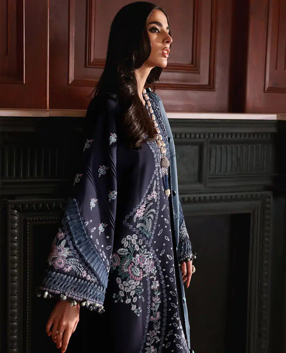 Republic Womenswear | Noemei Luxury Shawl 23 | NWU23-D5-B -  Republic Womenswear Luxury - Original Designer Dress - House of Maryam
