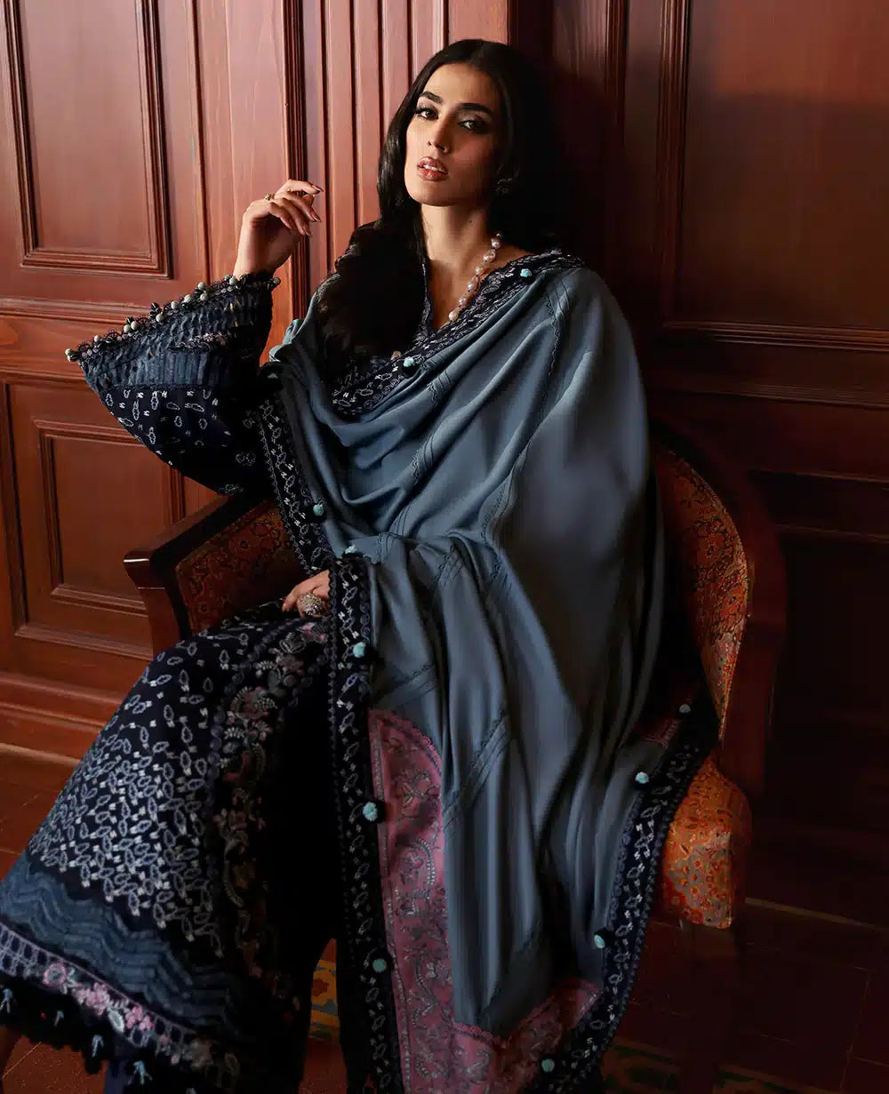 Republic Womenswear | Noemei Luxury Shawl 23 | NWU23-D5-B -  Republic Womenswear Luxury - Original Designer Dress - House of Maryam