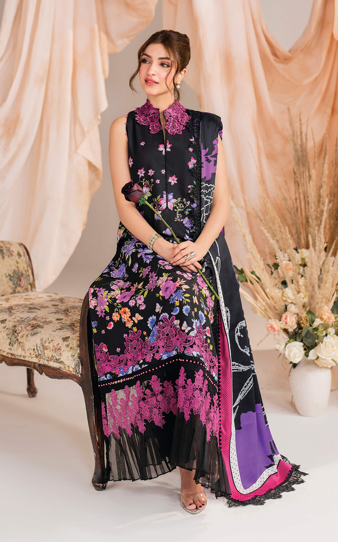 Asifa and Nabeel | Winter Meraki 24 | Nocturne-MW-10 -  Asifa and Nabeel Ladies Clothes - Original Designer Dress - House of Maryam