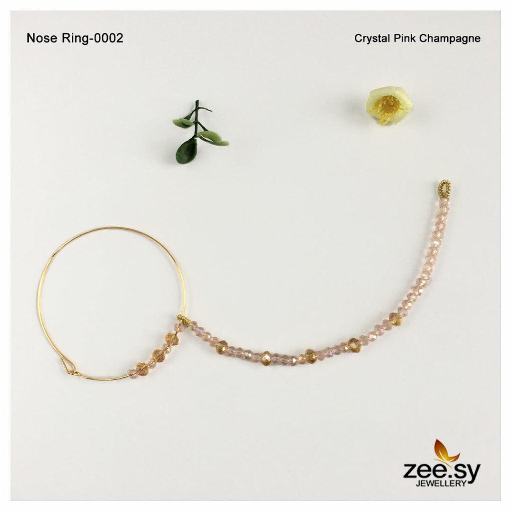 Wedding Nose Ring-0001 -  Zeesy Nose ring - Original Designer Dress - House of Maryam