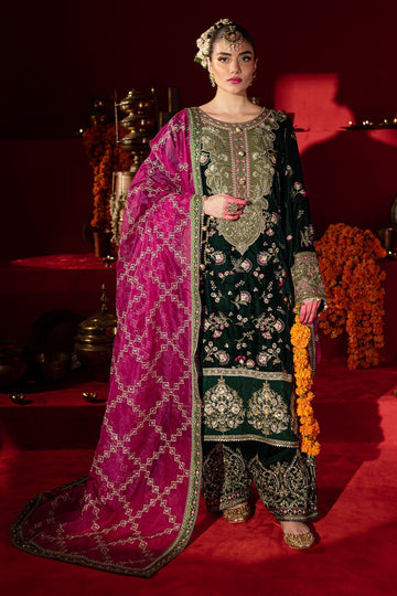 Nureh | Maya Velvet | NW-88 - Nureh Ladies Clothes - Original Designer Dress - House of Maryam