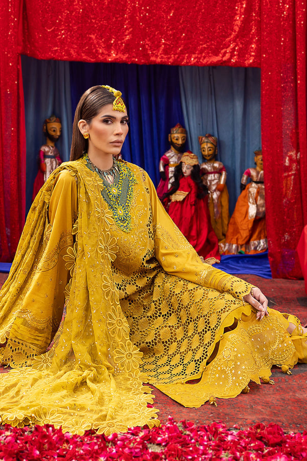 Nureh | Mela Luxury Lawn | NDS-100 -  Nureh Luxury - Original Designer Dress - House of Maryam