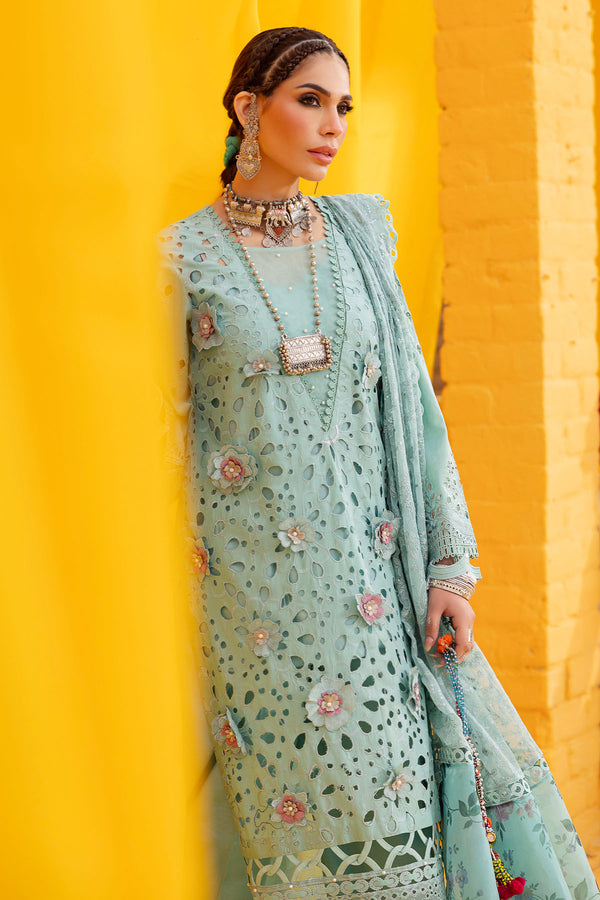 Nureh | Mela Luxury Lawn | NDS-102 -  Nureh Luxury - Original Designer Dress - House of Maryam