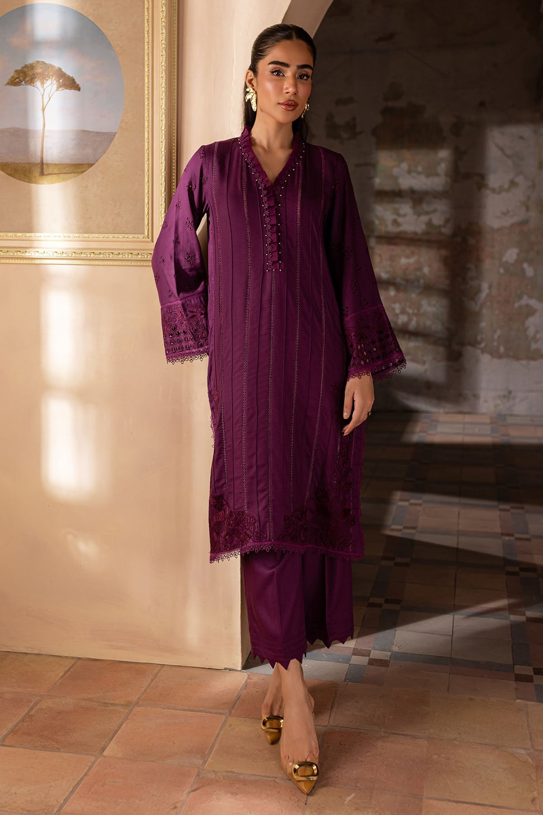 Nureh | Shades of Winter |  NP-577 -  Nureh Ladies Clothes - Original Designer Dress - House of Maryam