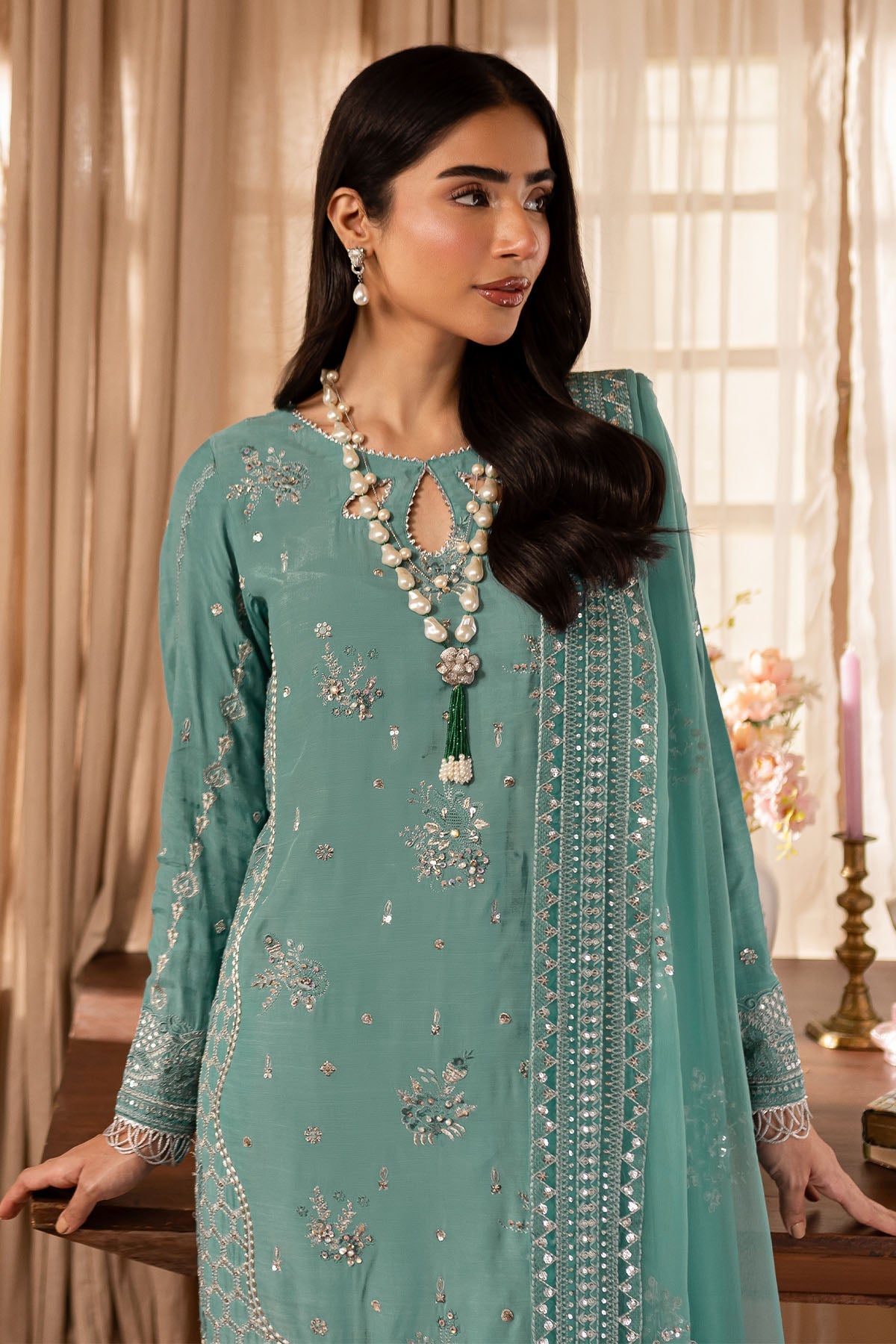 Nureh | Shades of Winter |  NP-576 -  Nureh Ladies Clothes - Original Designer Dress - House of Maryam