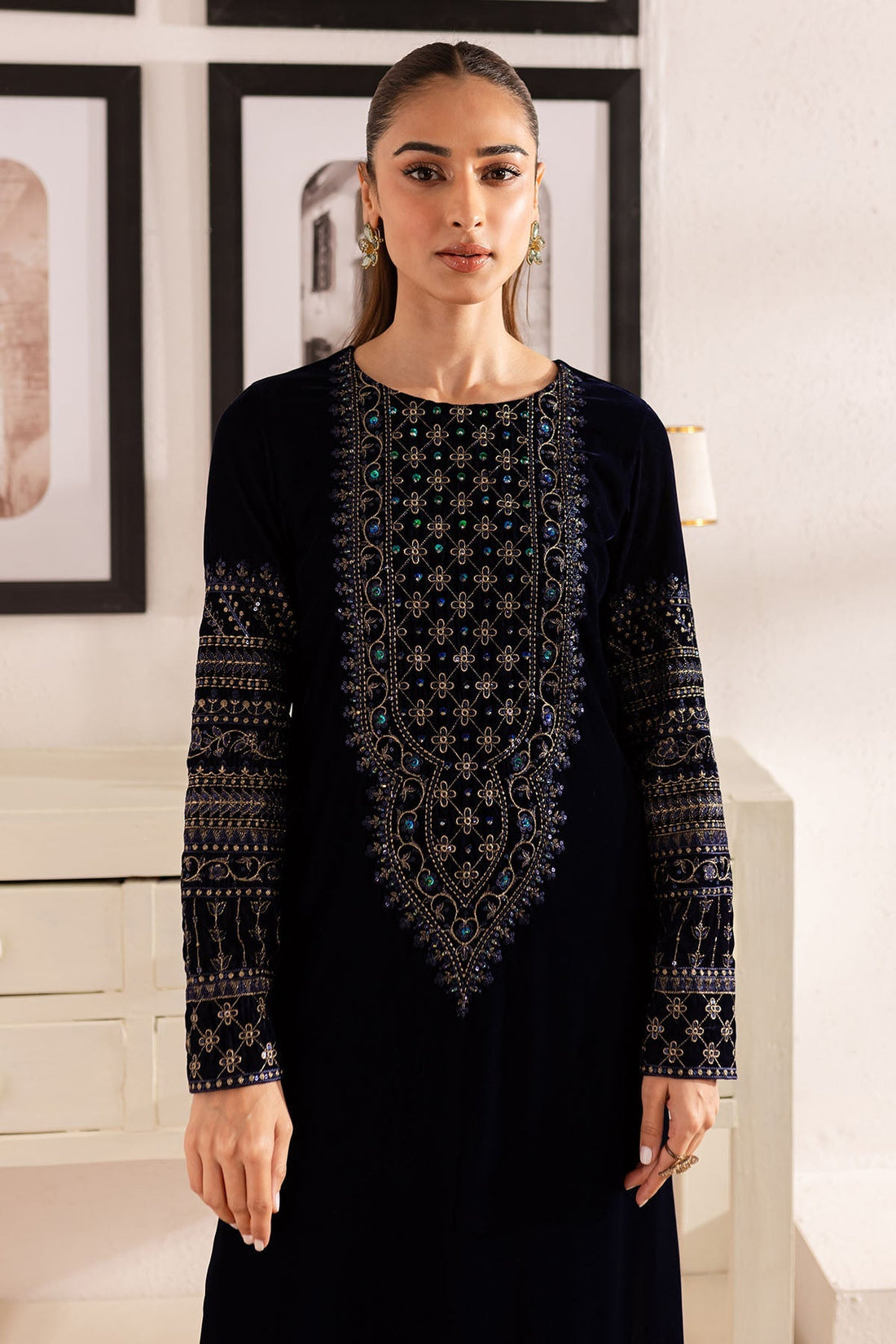 Nureh | Shades of Winter |  NP-593 -  Nureh Ladies Clothes - Original Designer Dress - House of Maryam