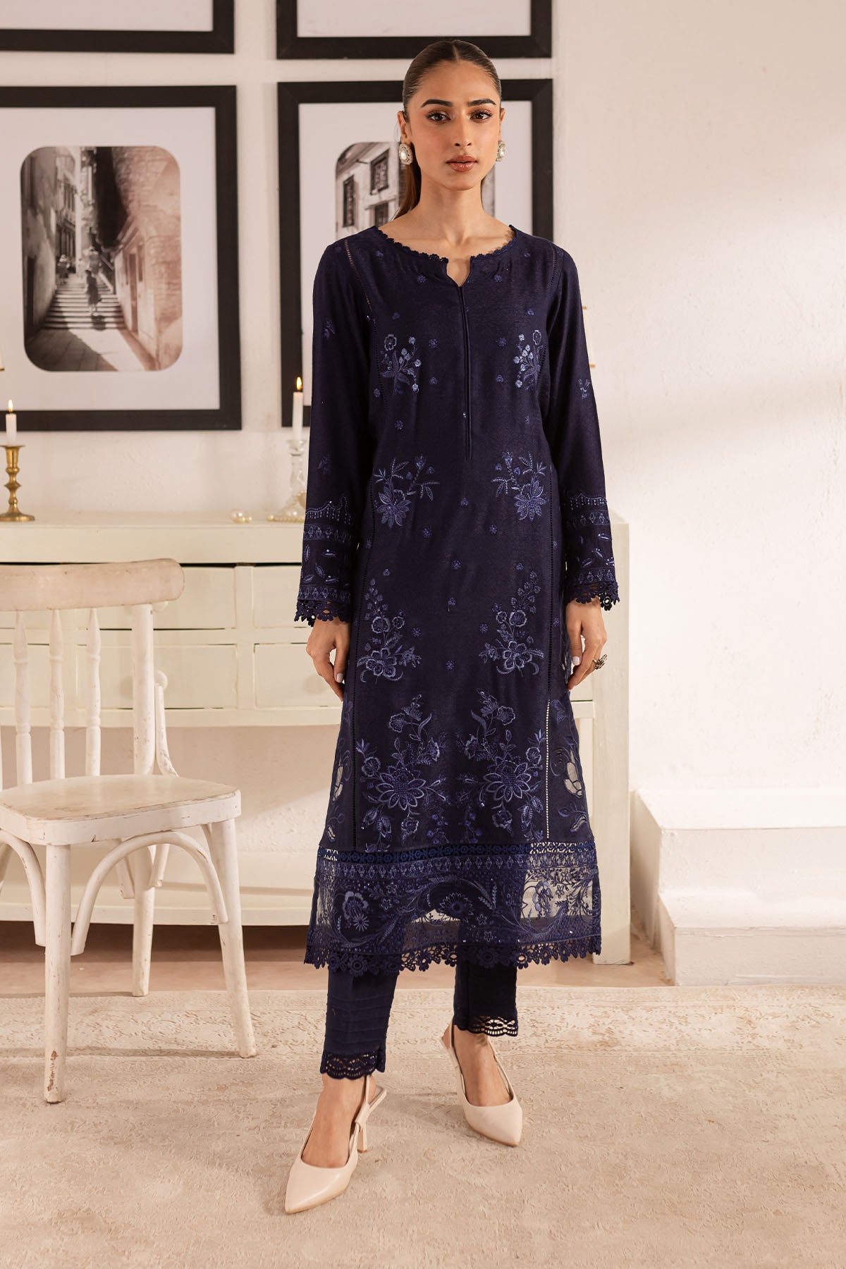 Nureh | Shades of Winter |  NP-591 -  Nureh Ladies Clothes - Original Designer Dress - House of Maryam