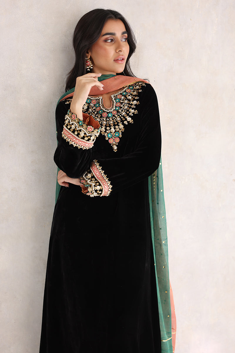 Sana Abbas | Velvet Formals | NURGUL -  Sana Abbas Ladies Clothes - Original Designer Dress - House of Maryam