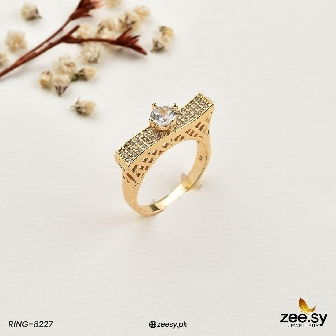 Ring-8227 -  Zeesy Rings - Original Designer Dress - House of Maryam