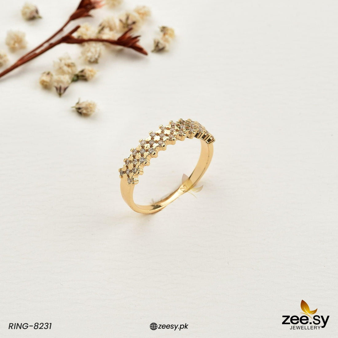 Ring-8231 -  Zeesy Rings - Original Designer Dress - House of Maryam