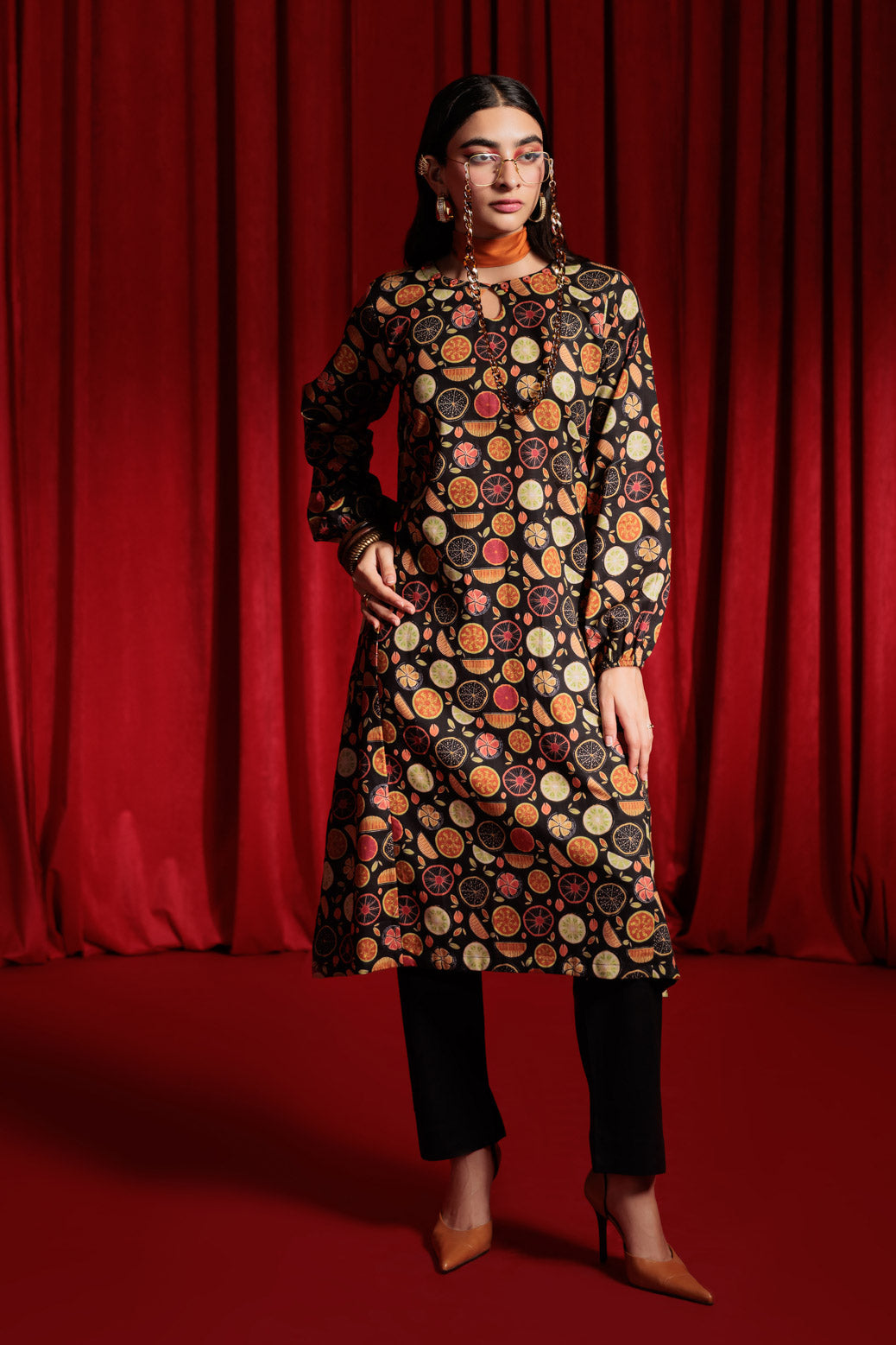 Bonanza Satrangi | Black Khaddar 2 Piece (PWS6242P03) -  Bonanza Satrangi Ready To Wear - Original Designer Dress - House of Maryam