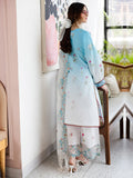 Mahnur | After Hours Luxury Lawn 25 | Pastel Pop -  Mahnur Ladies Clothes - Original Designer Dress - House of Maryam
