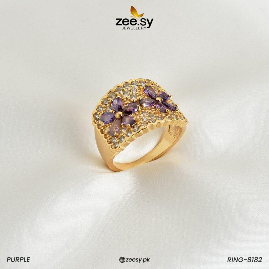 Ring-8182 -  Zeesy Rings - Original Designer Dress - House of Maryam