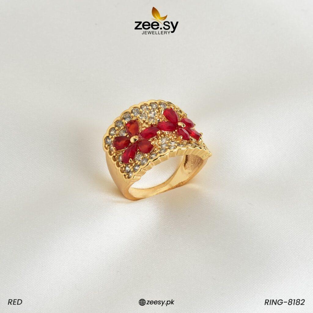 Ring-8182 -  Zeesy Rings - Original Designer Dress - House of Maryam