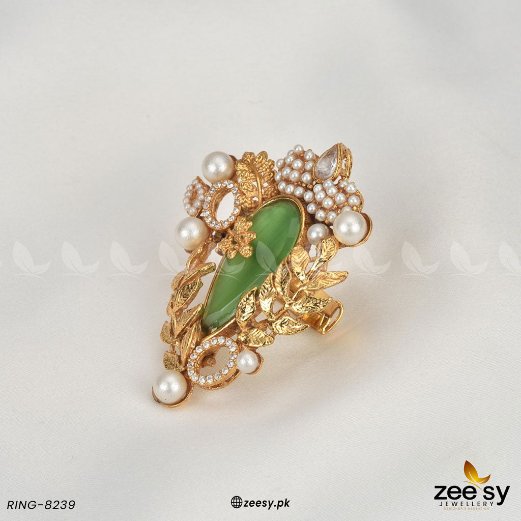 Ring-8239 -  Zeesy Rings - Original Designer Dress - House of Maryam