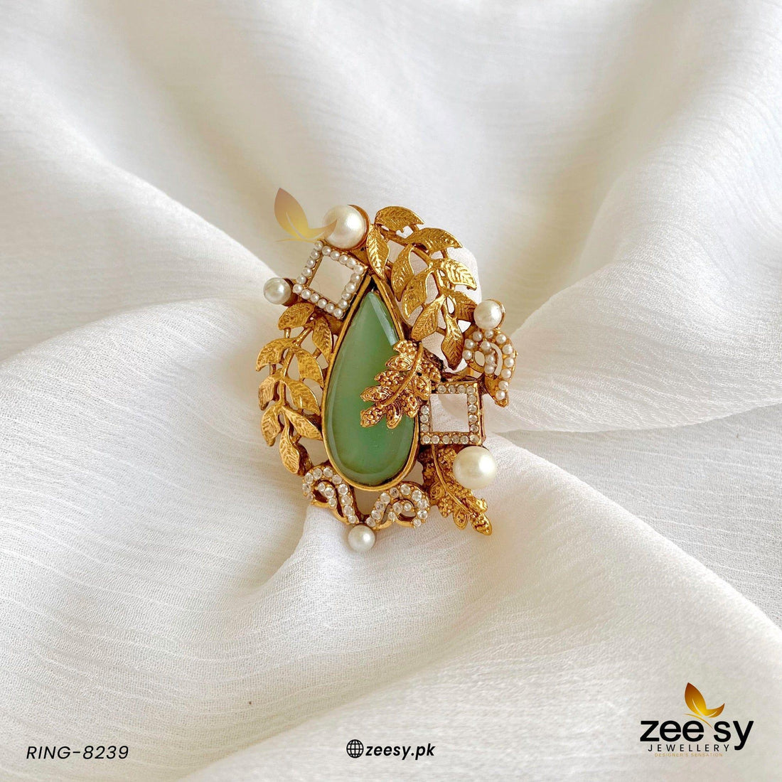 Ring-8239 -  Zeesy Rings - Original Designer Dress - House of Maryam