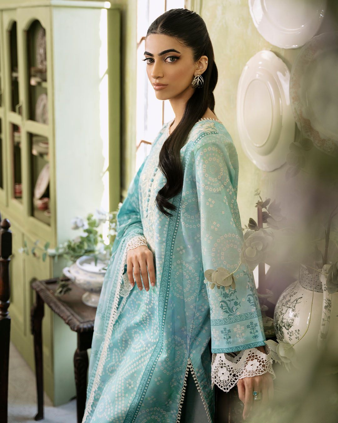 Roheenaz | Flora Printed Lawn | Mirage -  Roheenaz Luxury - Original Designer Dress - House of Maryam