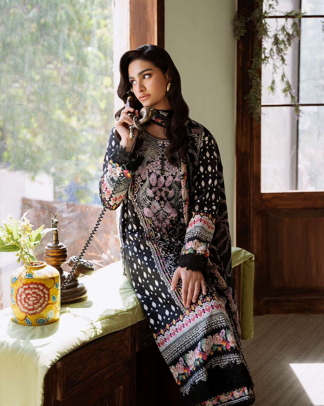 Roheenaz | Flora Printed Lawn | Veridian -  Roheenaz Luxury - Original Designer Dress - House of Maryam