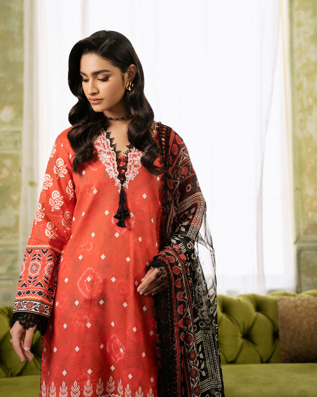 Roheenaz | Flora Printed Lawn | Solstice -  Roheenaz Luxury - Original Designer Dress - House of Maryam